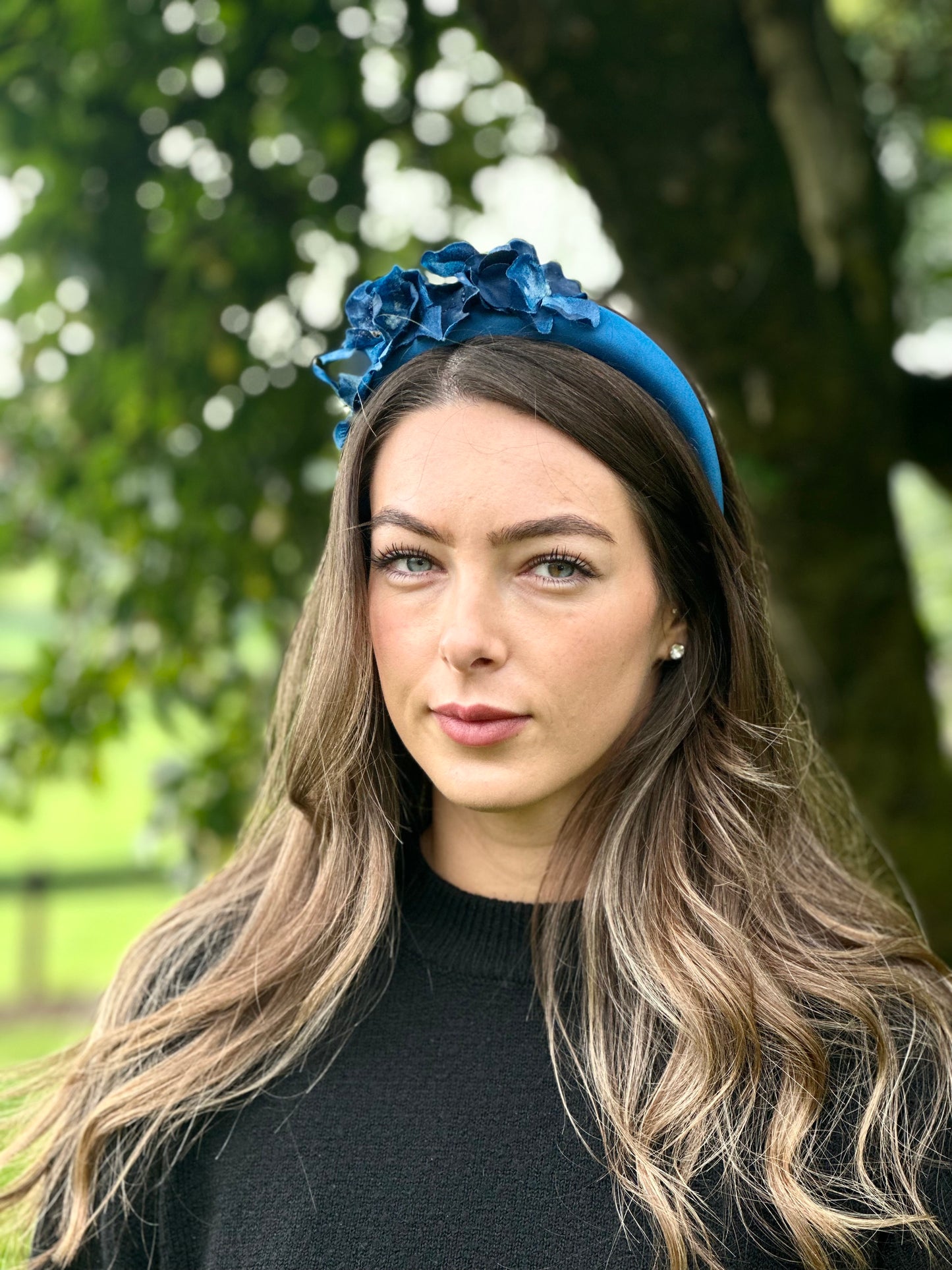 Orchid ‘blue’ headband