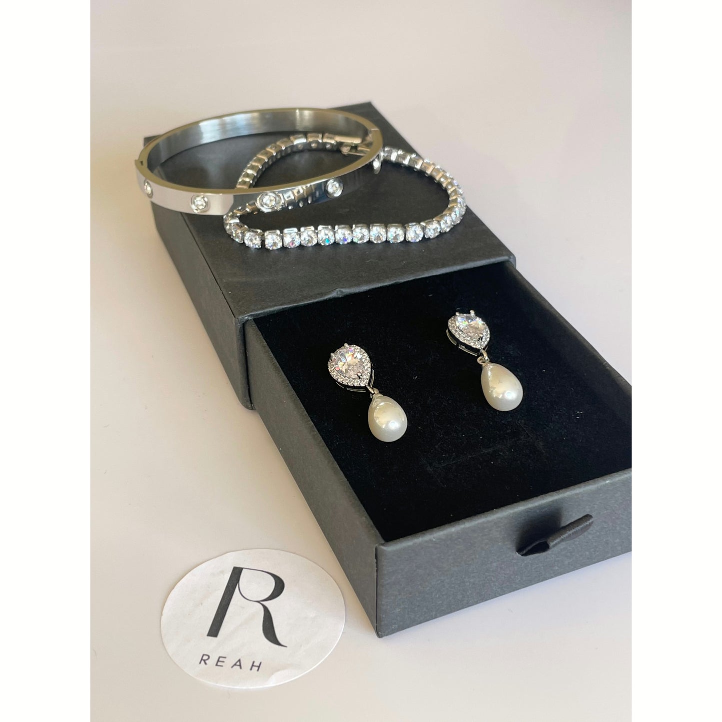 Maggie silver gift set