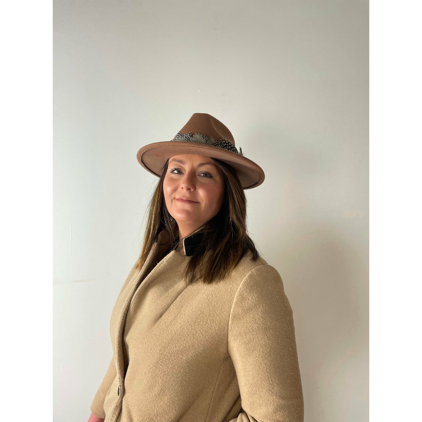 Jessica wool fedora ‘tan’