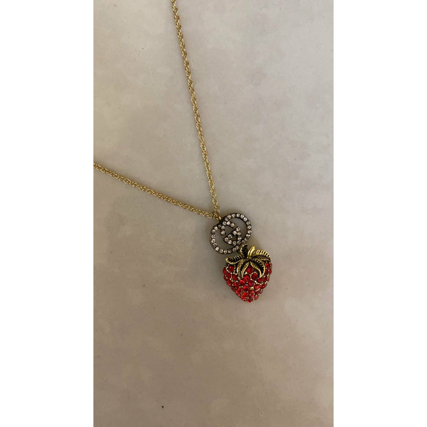Strawberry necklace