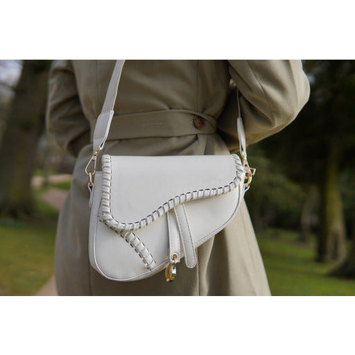 Sandra Saddle bag ‘ivory’