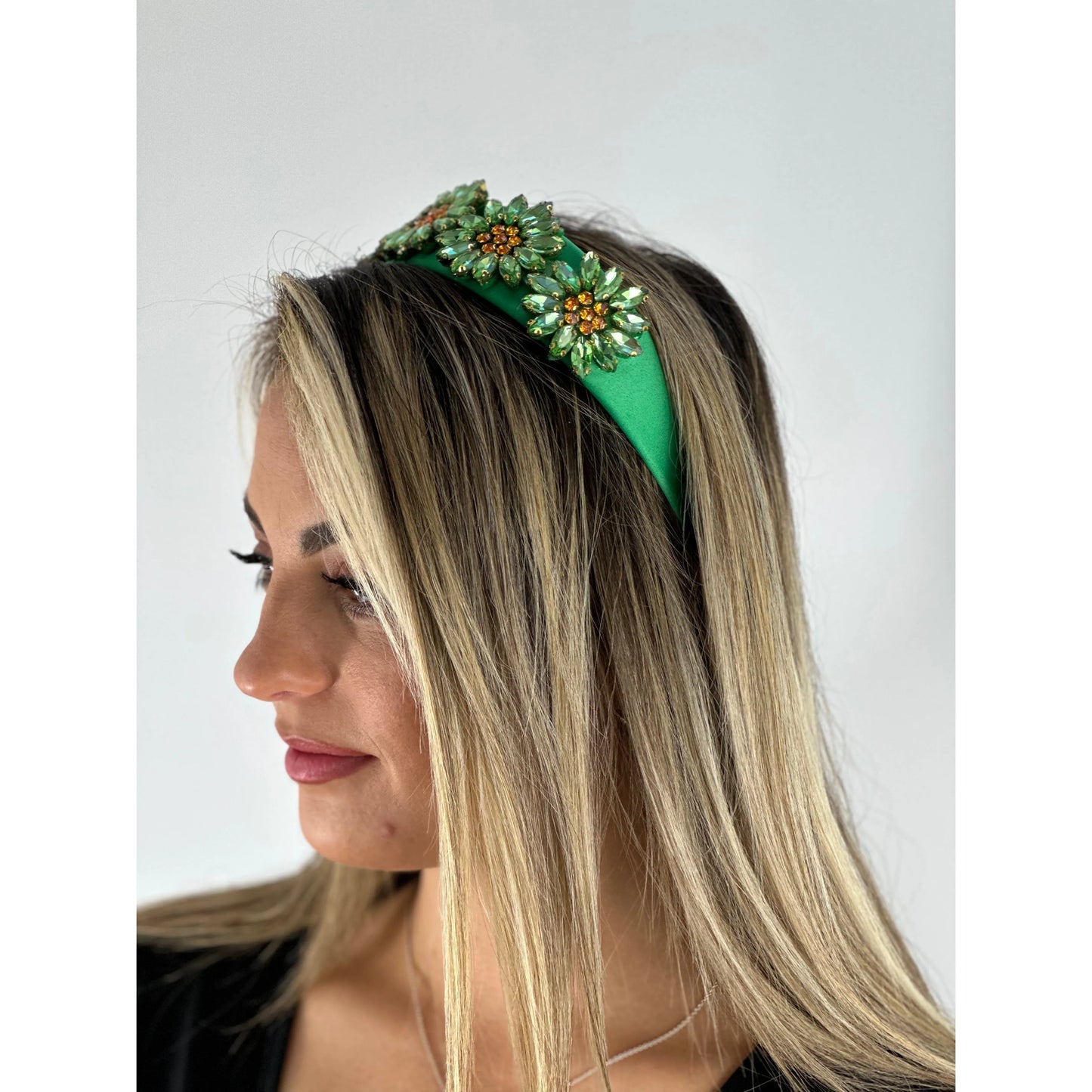 Freya green occasional headband