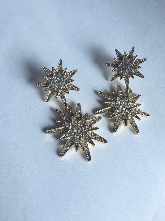 Zara star earrings