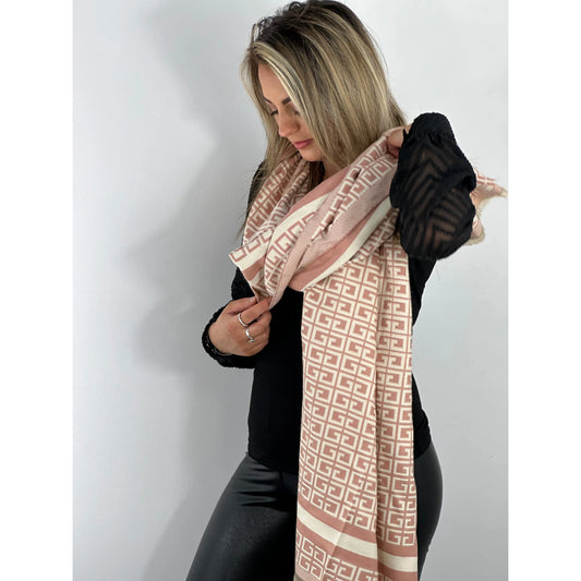 Gloria scarf ‘pink’