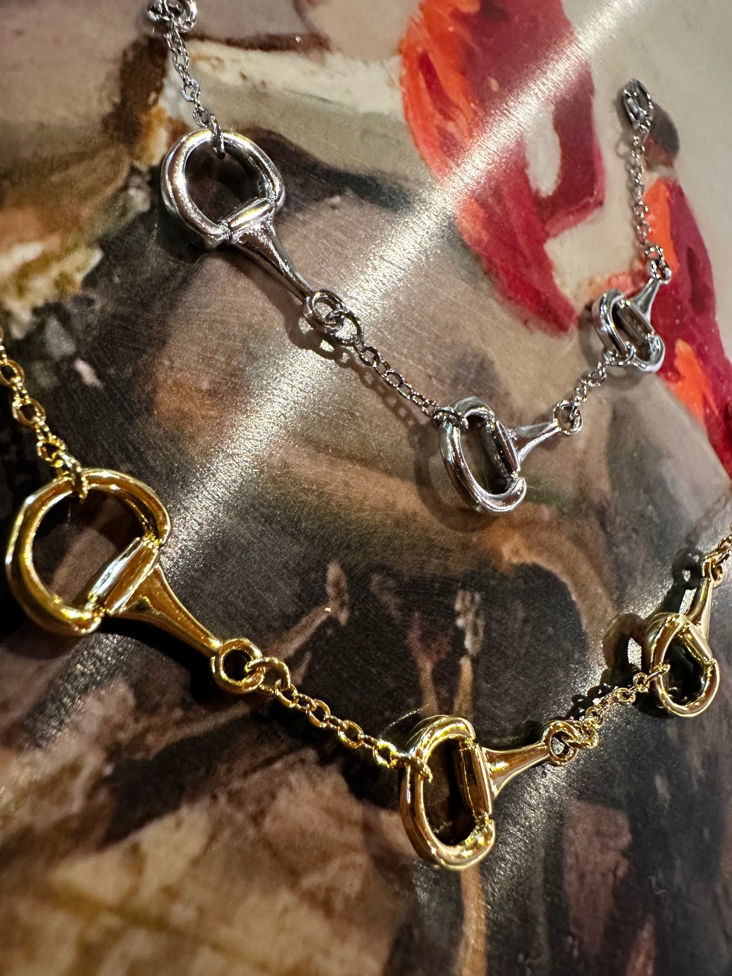 Snaffle bracelet ‘gold’