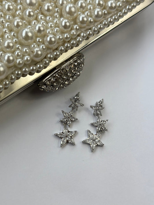 Shola star earrings ‘silver’