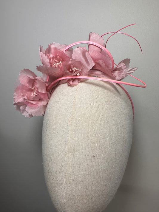 Ella - Blush pink floral headband