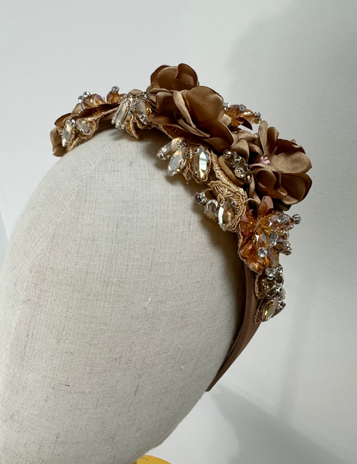 Gold beaded headband