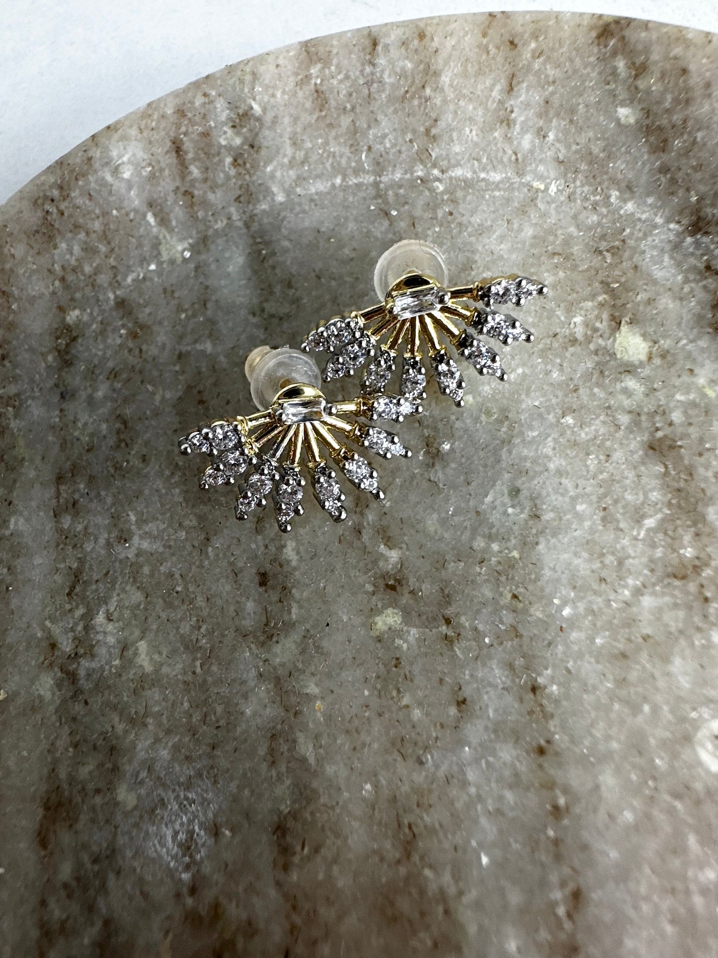 Matilda star bust earring