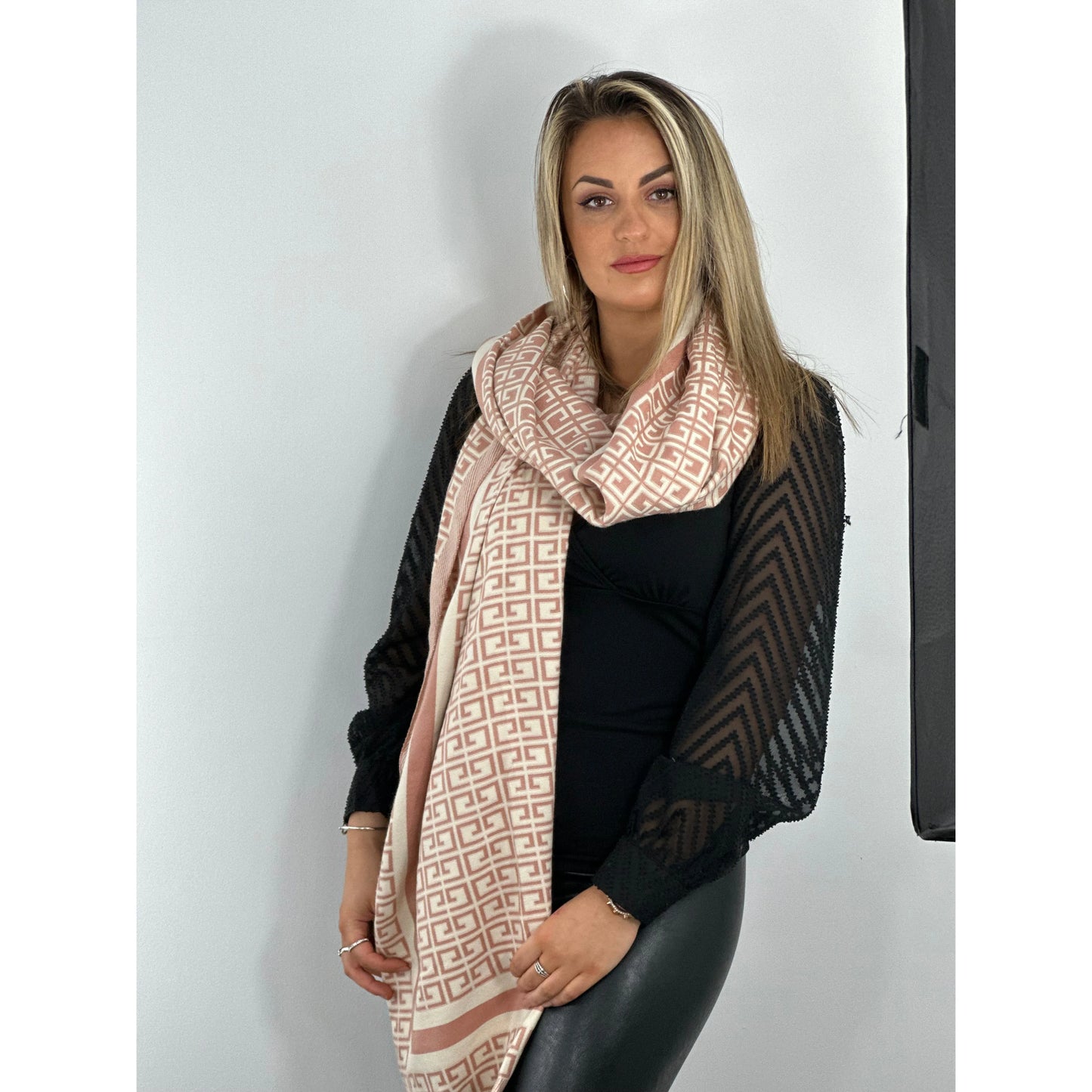 Gloria scarf ‘pink’