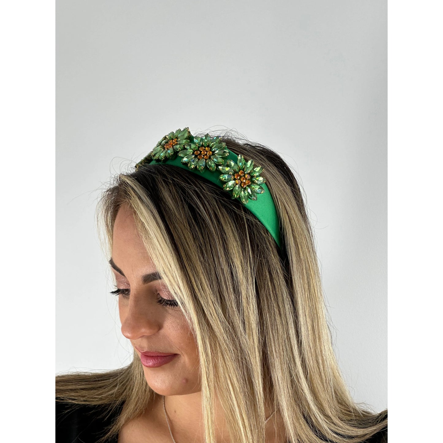 Freya green occasional headband