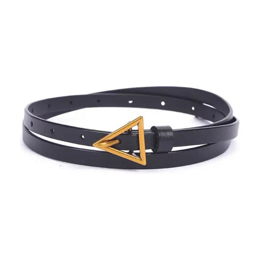 Black triangle belt