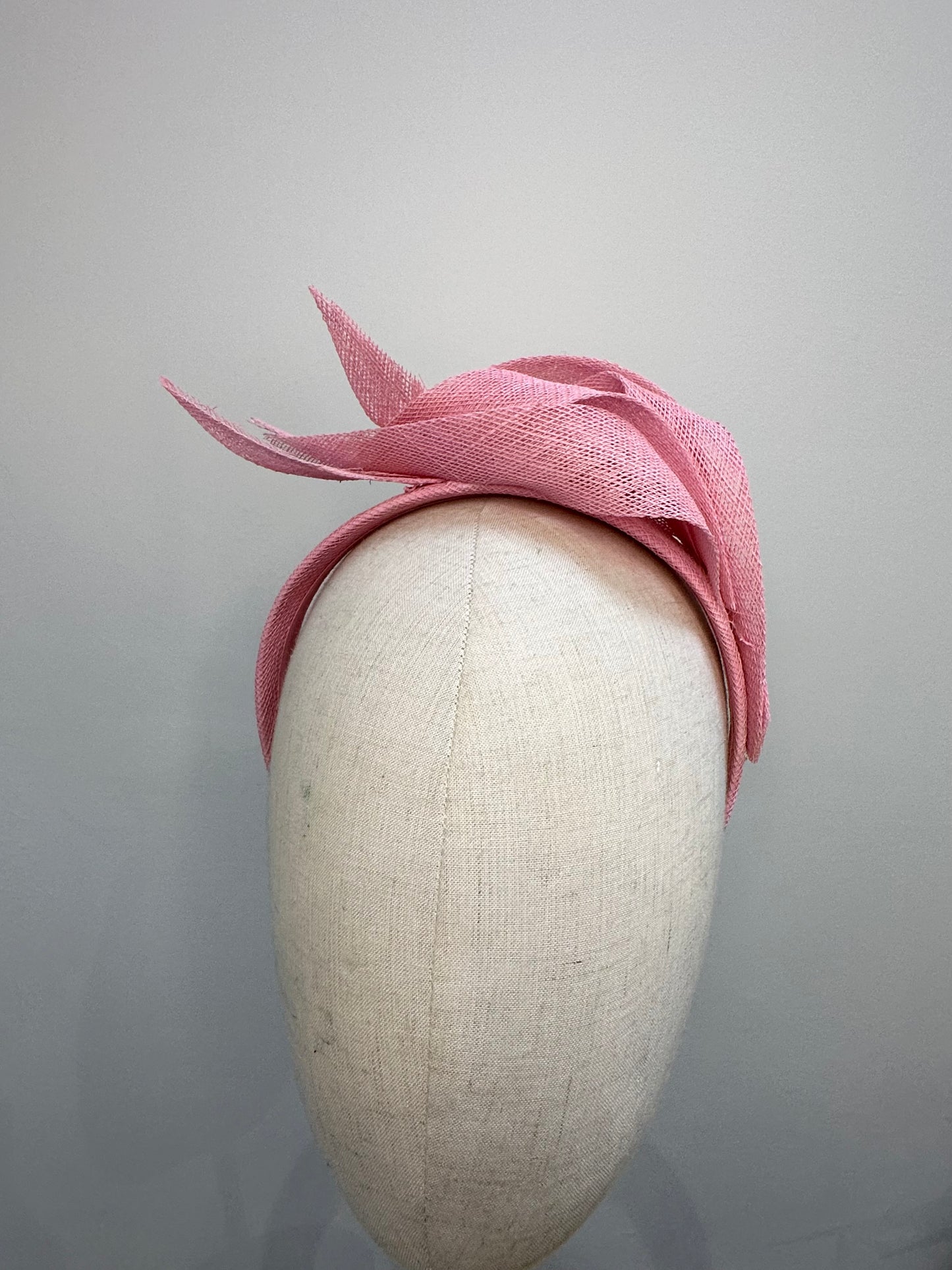 Blush pink swirl headband