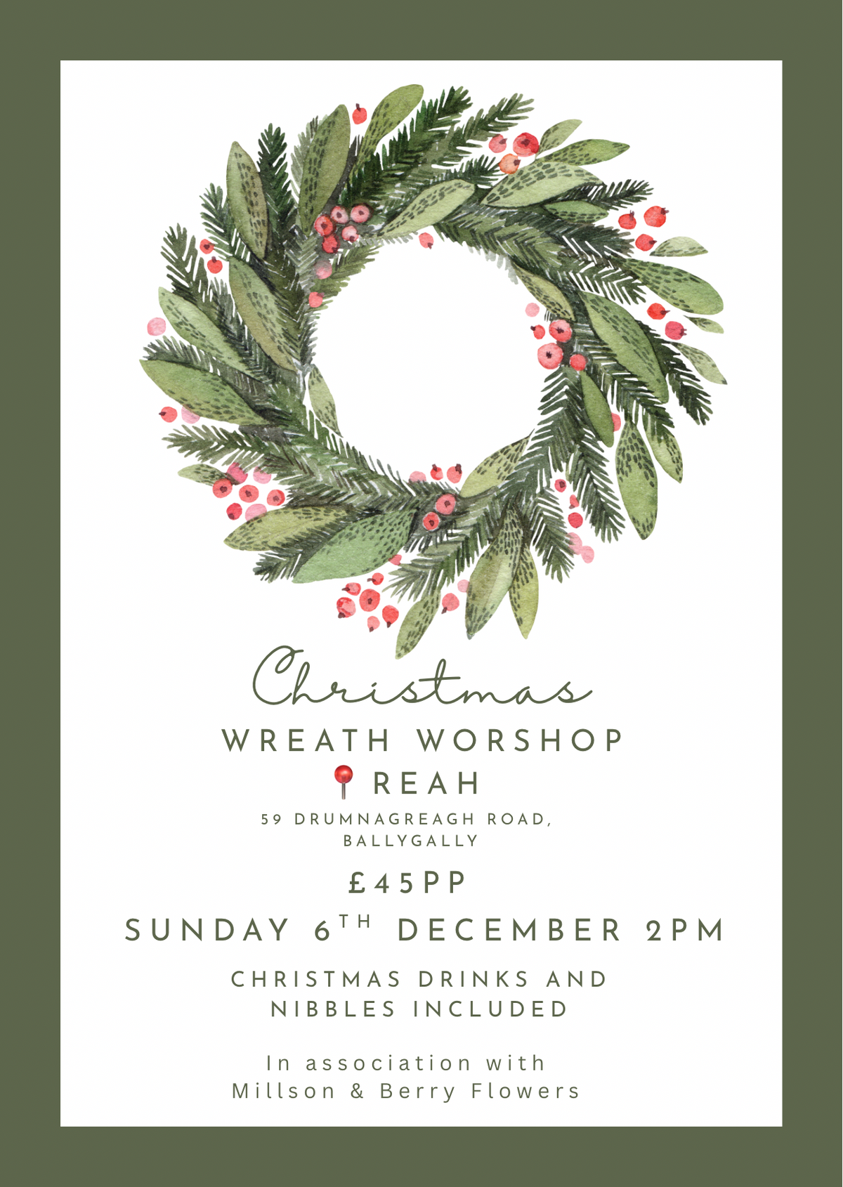 Christmas wreath Workshop