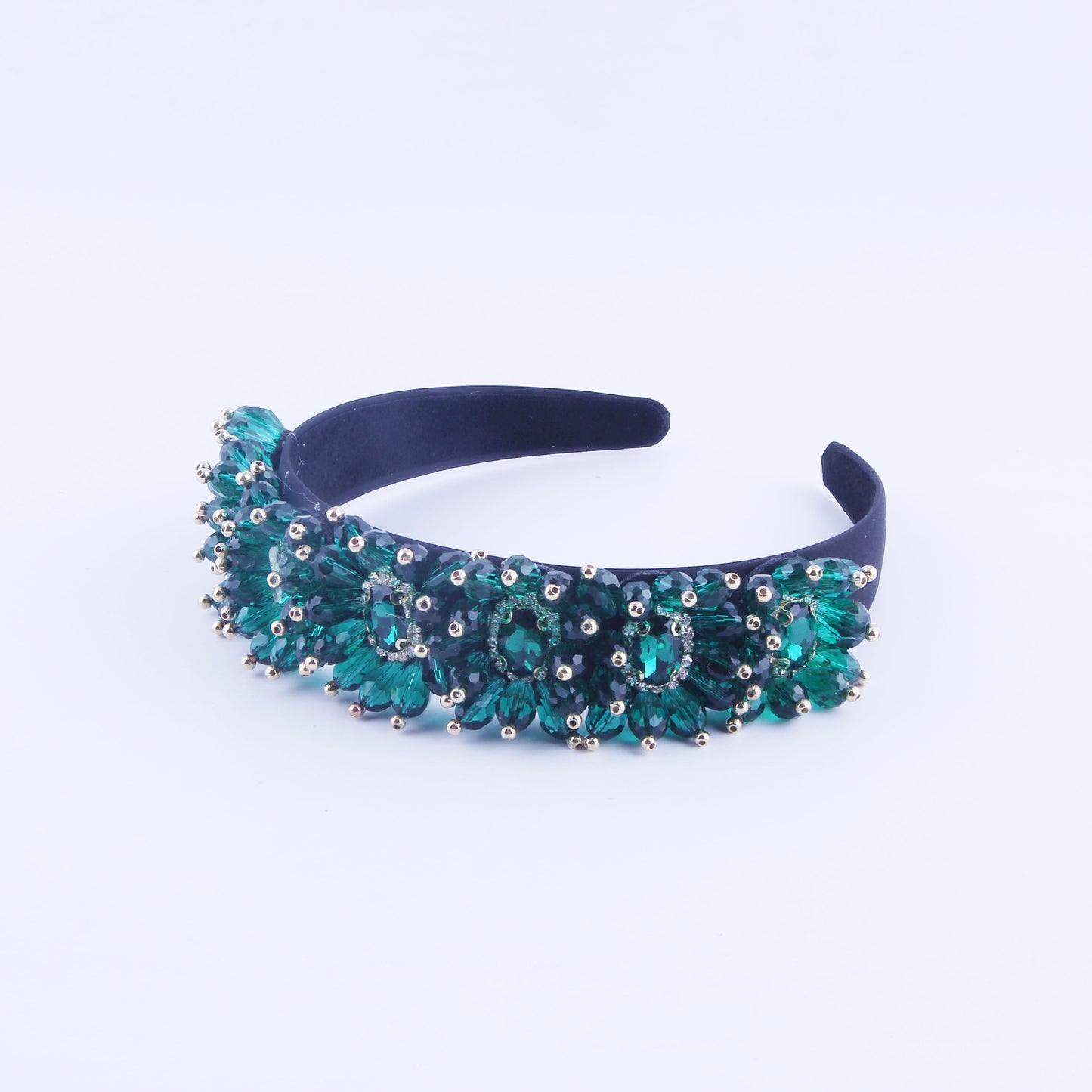 Rosie headband ‘emerald’