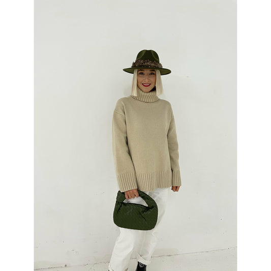Jessica Wool Fedora ‘khaki’