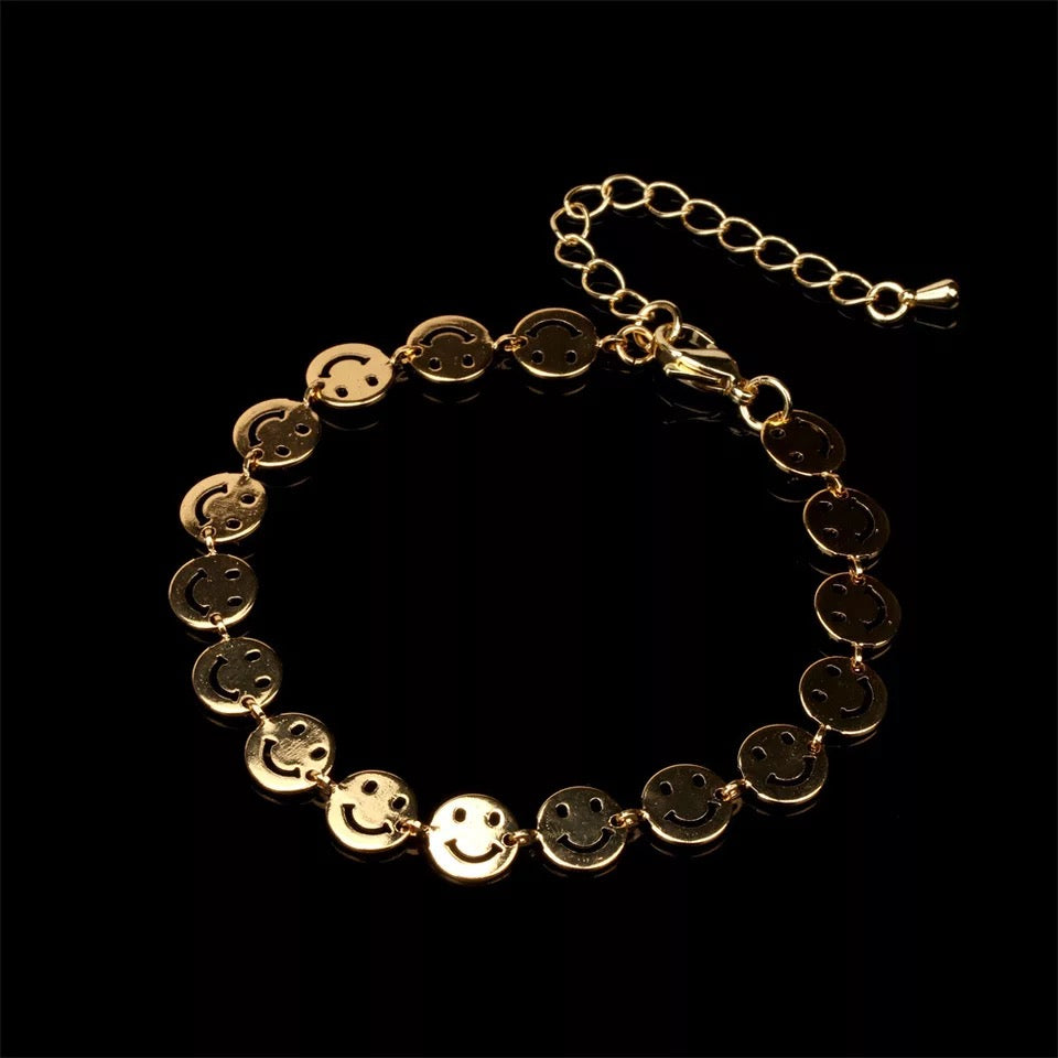 Smiling face bracelet