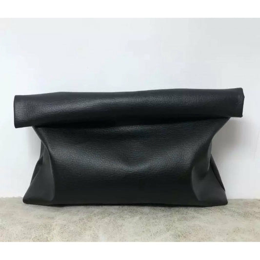 Laura leather clutch bag