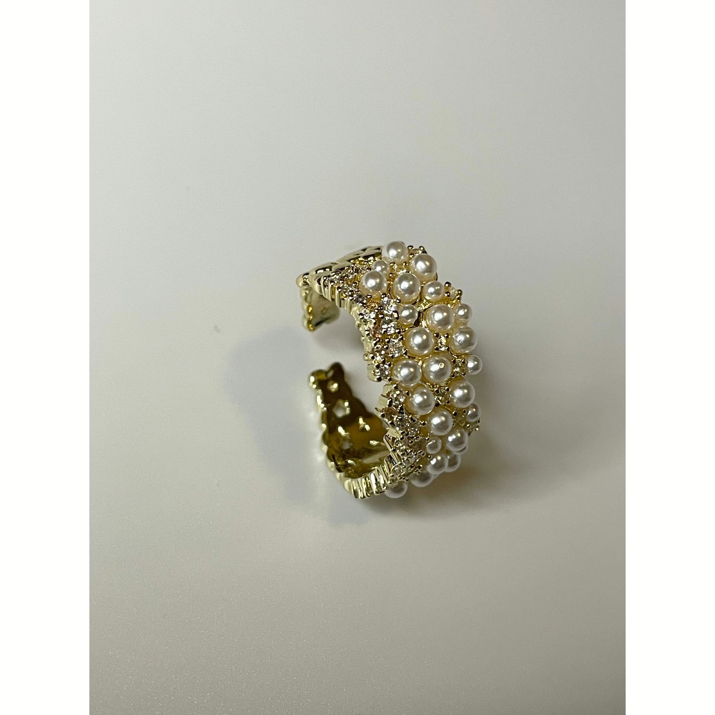 Porcha gold pearl ring