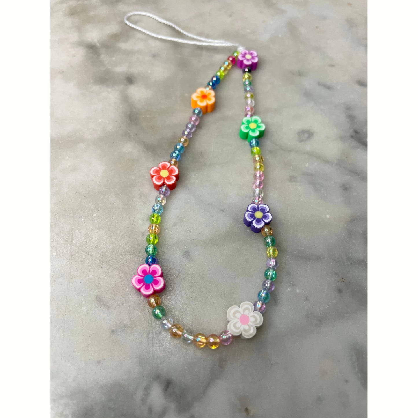 Flower phone charm