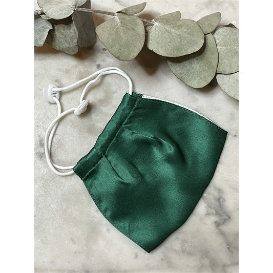 Emerald silk mask
