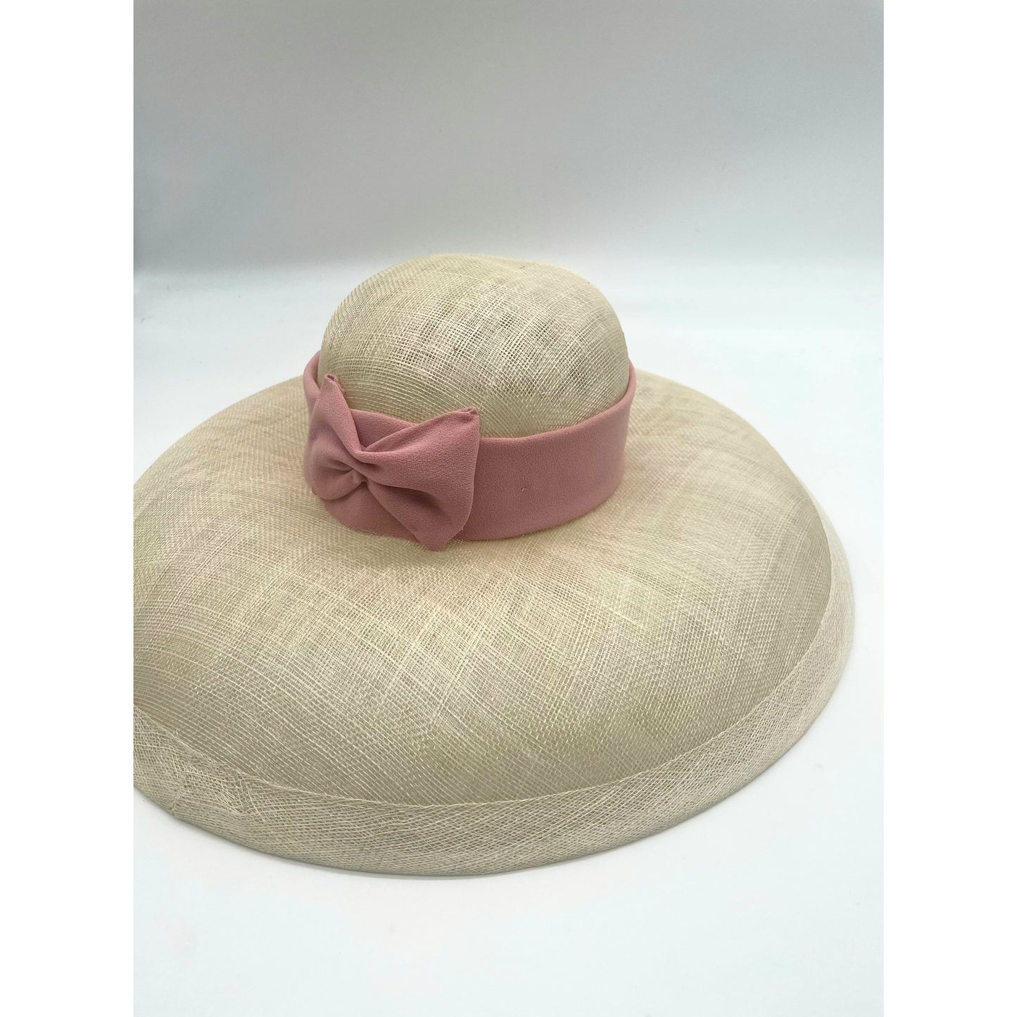 Ivory and Blush hat