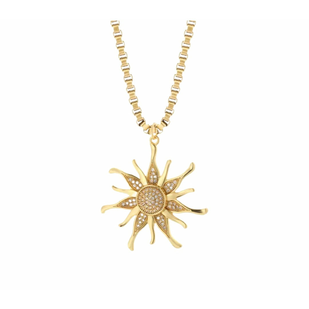 Sun necklace ‘Gold’