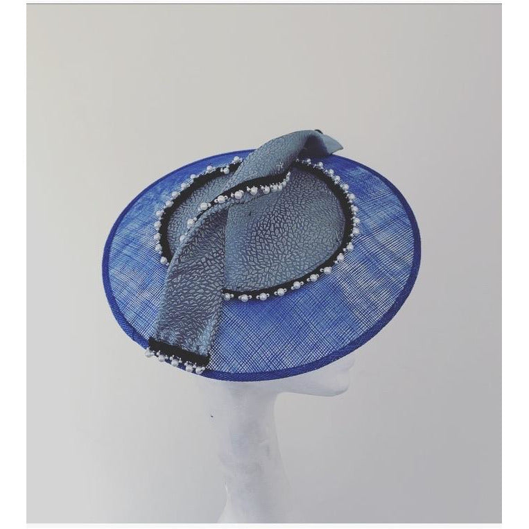 Blue and Black  Saucer